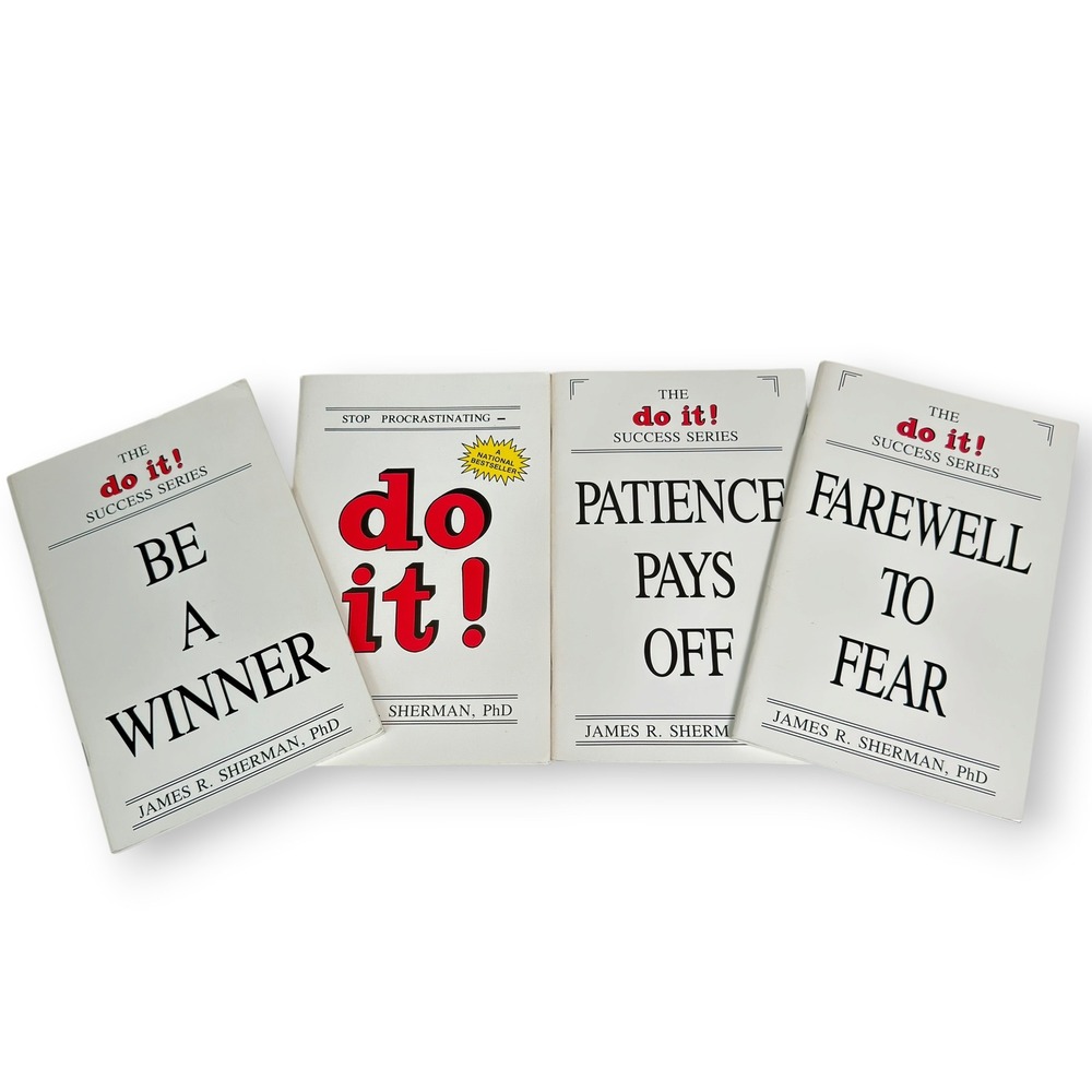 James R Sherman The Do It Success Series 4 Book Set Self Help Procrastination